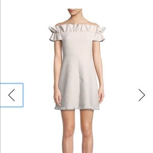 Rebecca Taylor white off the shoulder dress